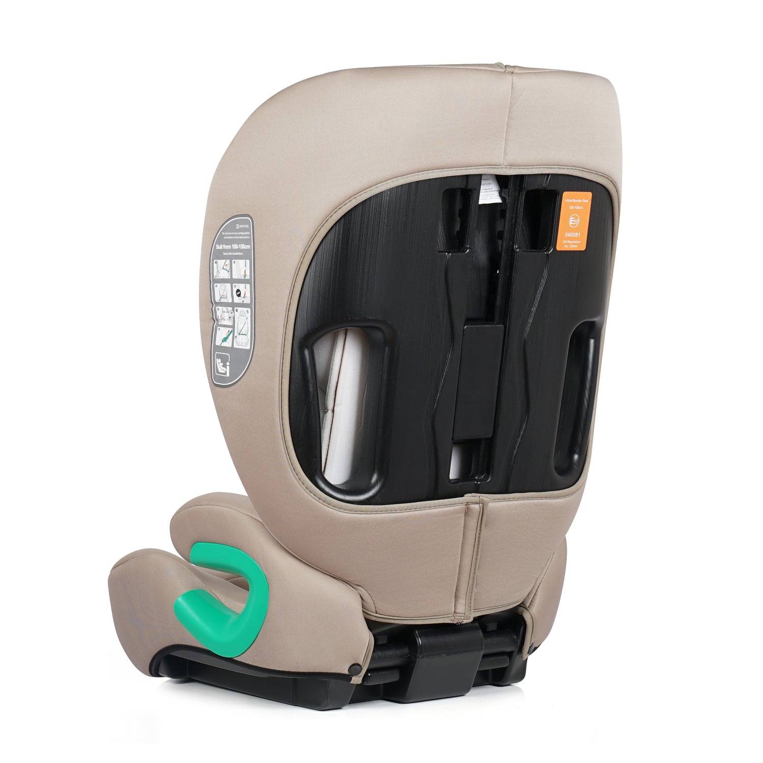 Stepup i-Size Belted High-Back Booster – Latte Beige, 4-12 Years