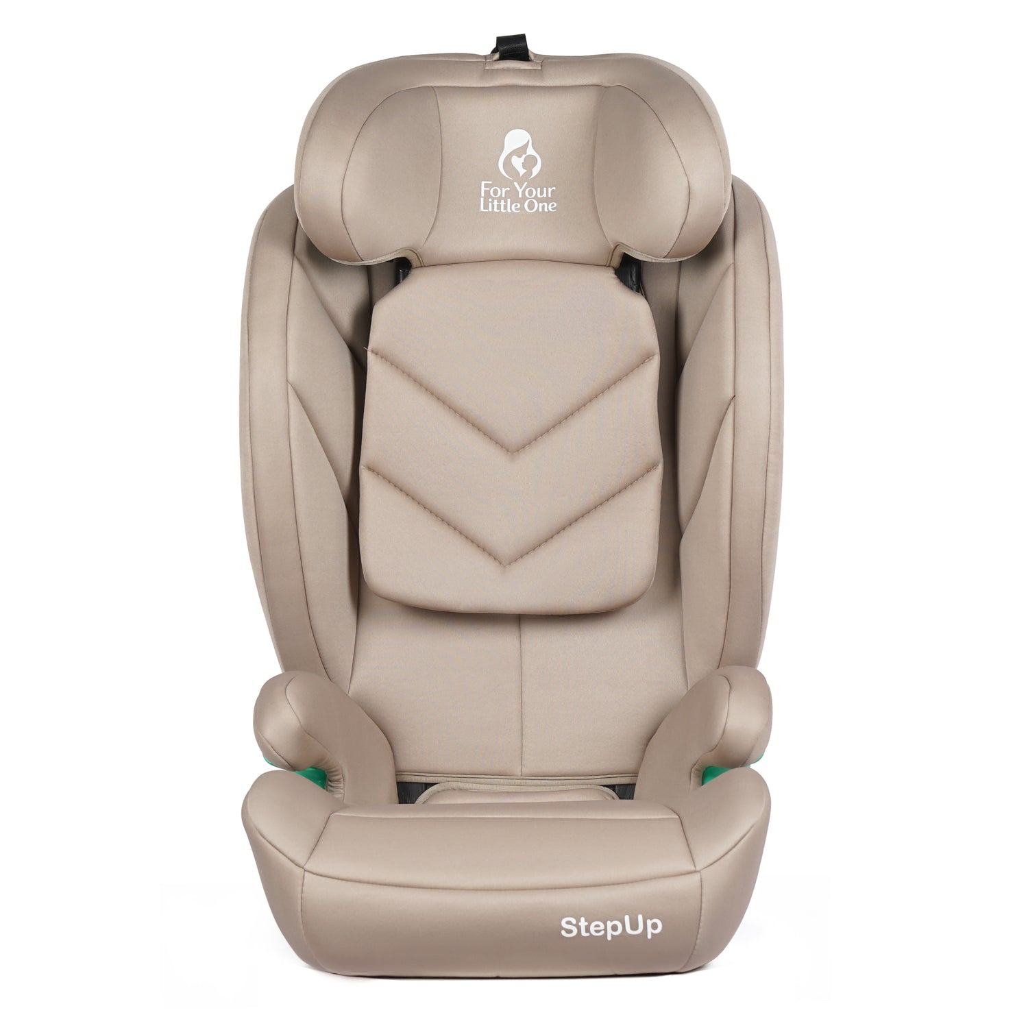Stepup i-Size Belted High-Back Booster – Latte Beige, 4-12 Years