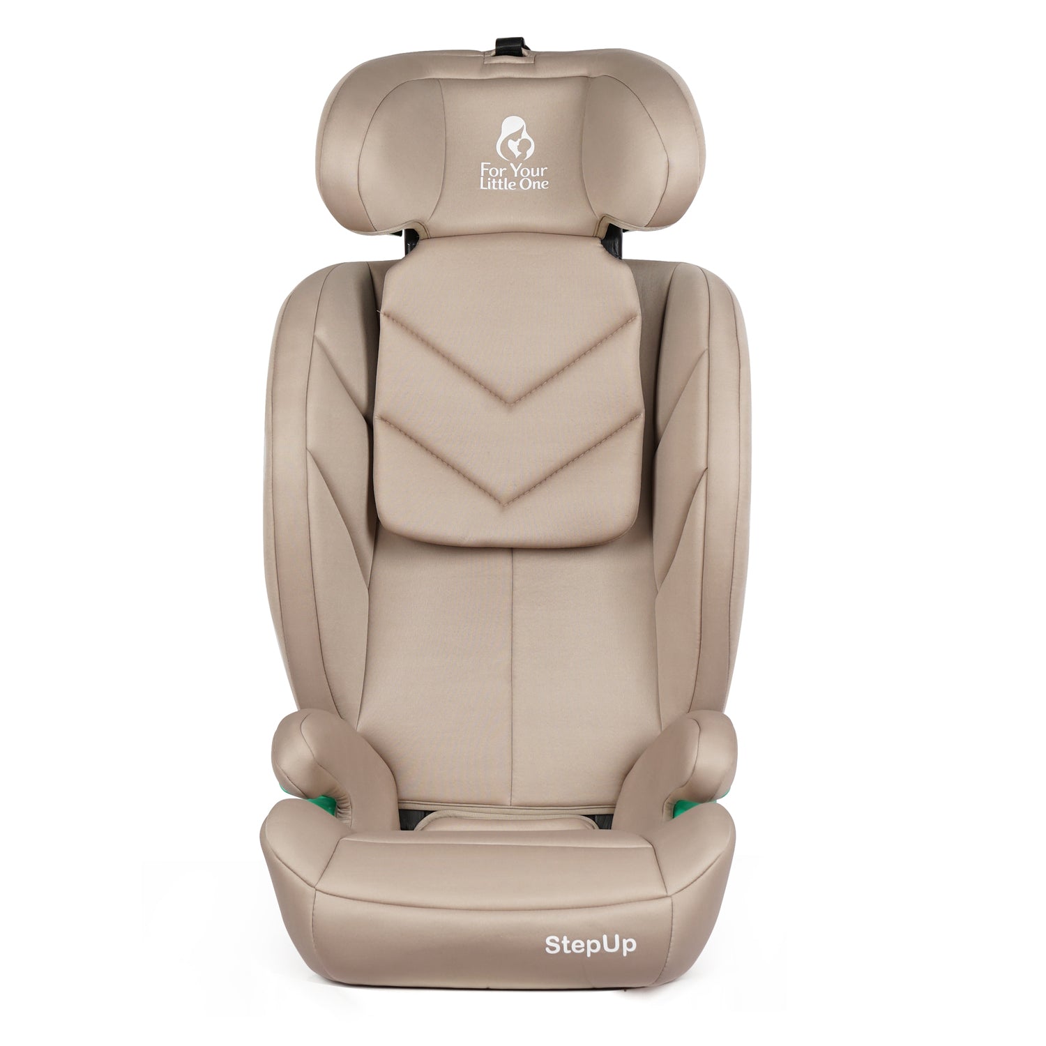 Stepup i-Size Belted High-Back Booster – Latte Beige, 4-12 Years