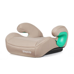 Stepup i-Size Belted High-Back Booster – Latte Beige, 4-12 Years