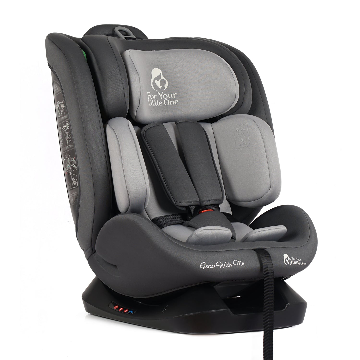 GrowWithMe i-Size Car Seat – Slate Mist, Birth to 12 Years