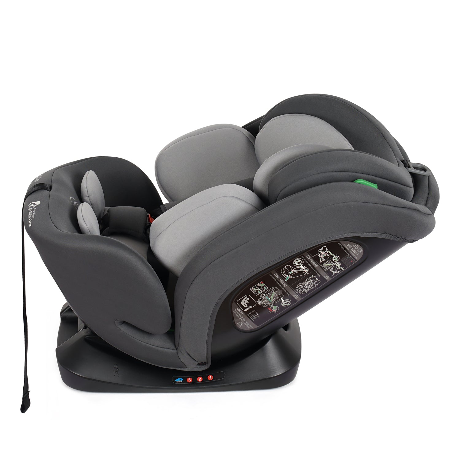 GrowWithMe i-Size Car Seat – Slate Mist, Birth to 12 Years