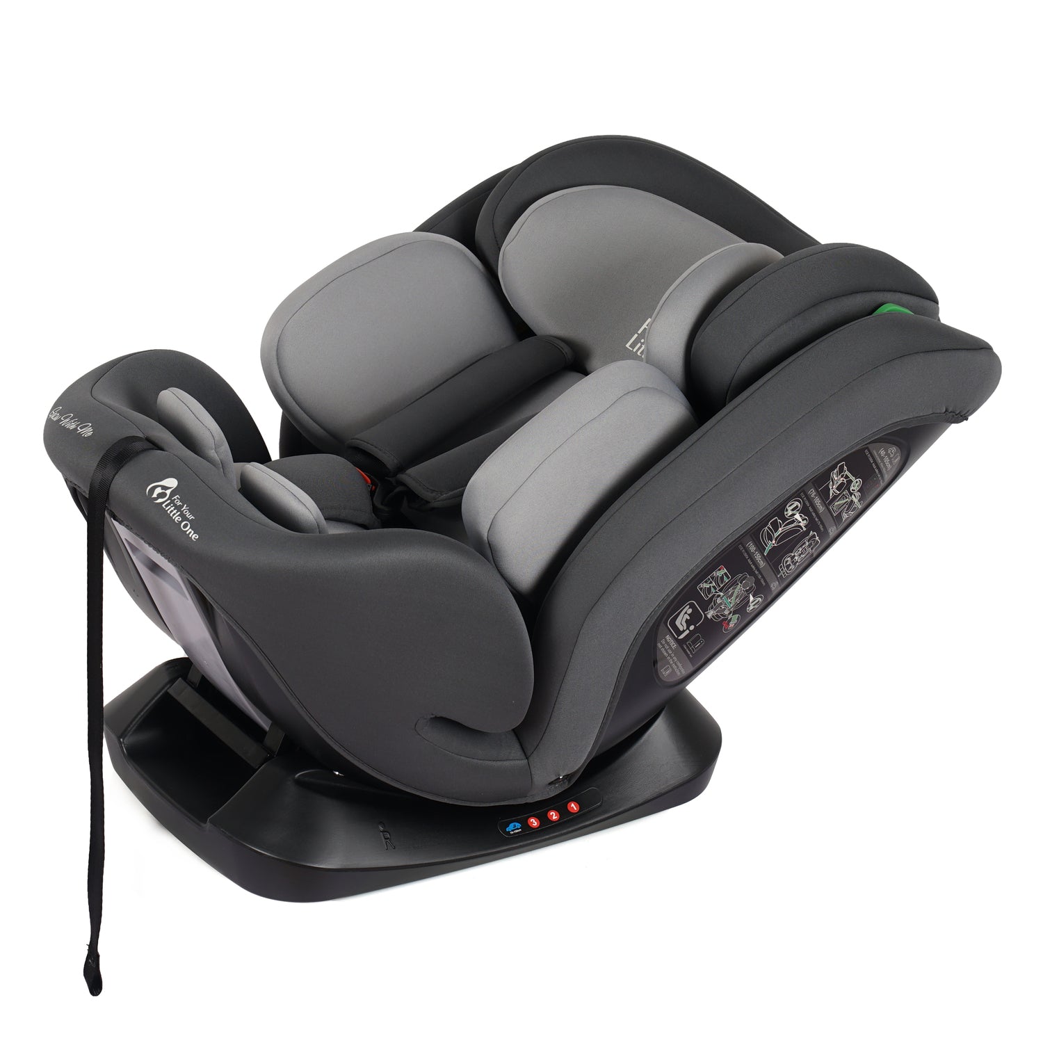 GrowWithMe i-Size Car Seat – Slate Mist, Birth to 12 Years