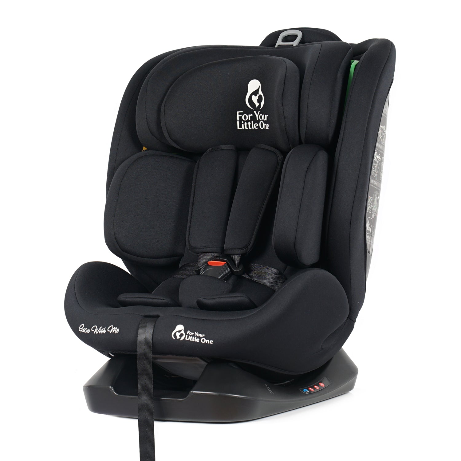 GrowWithMe i-Size Car Seat – Midnight Black, Birth to 12 Years