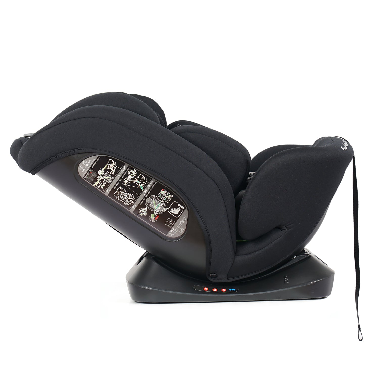 GrowWithMe i-Size Car Seat – Midnight Black, Birth to 12 Years