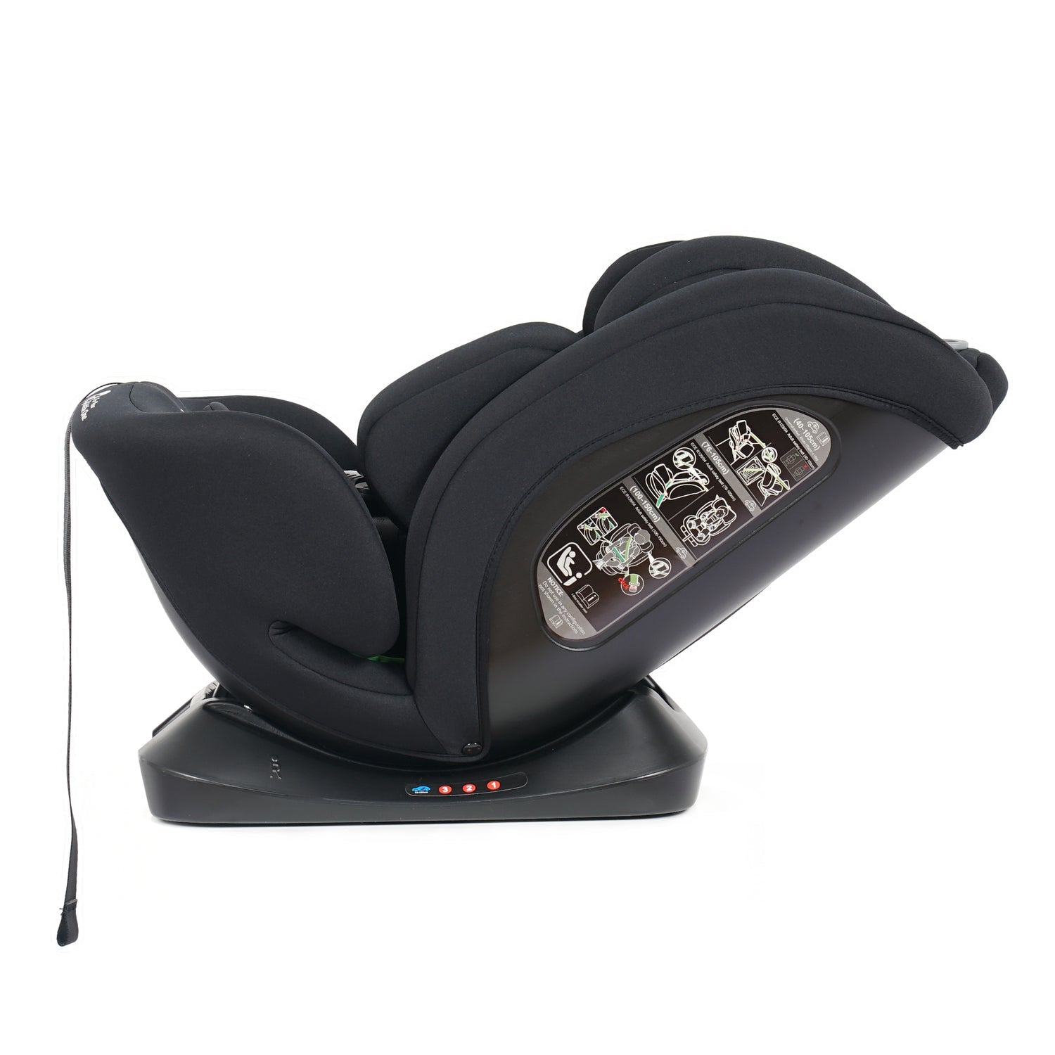 GrowWithMe i-Size Car Seat – Midnight Black, Birth to 12 Years