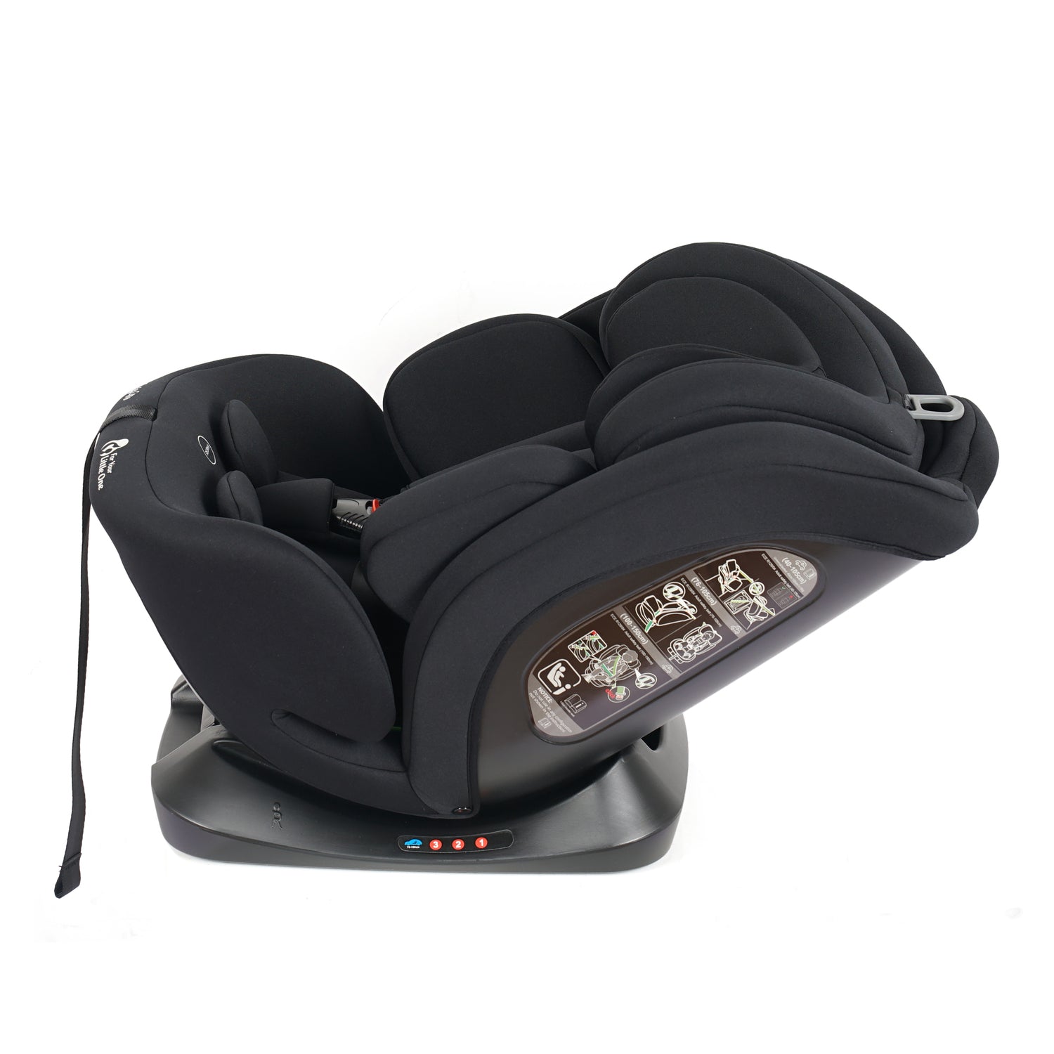 GrowWithMe i-Size Car Seat – Midnight Black, Birth to 12 Years