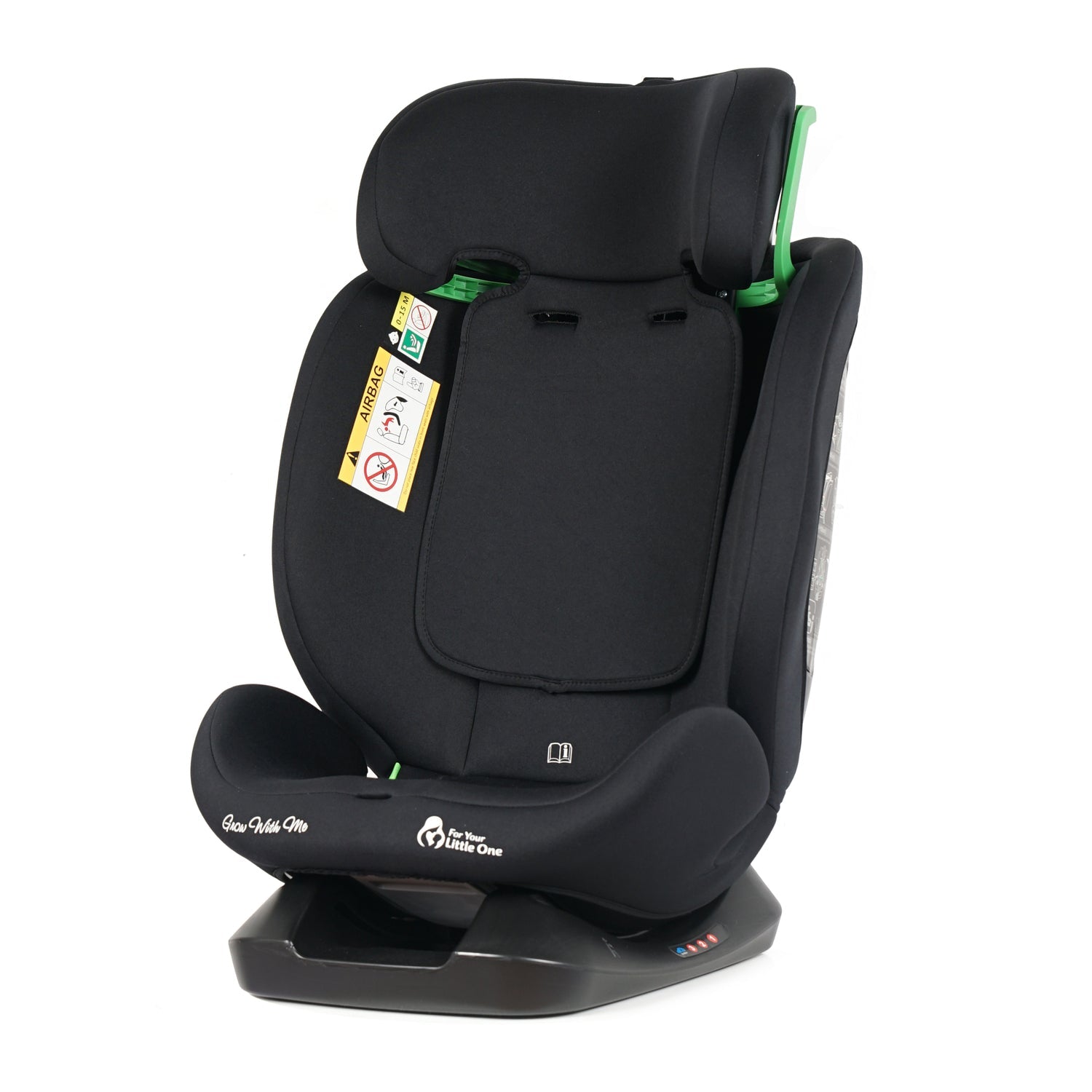 GrowWithMe i-Size Car Seat – Midnight Black, Birth to 12 Years