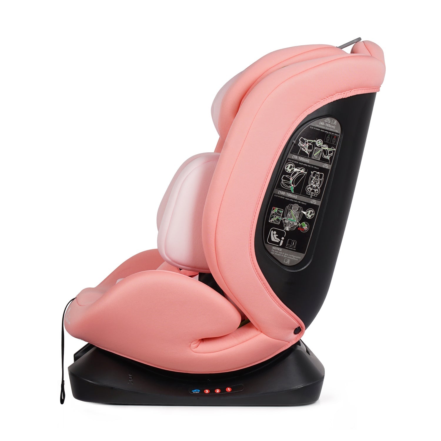 GrowWithMe i-Size Car Seat – Blush Rose, Birth to 12 Years