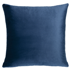 Mykonos Evil Eye Needlepoint Cushion – 45cm, Navy Velvet Back