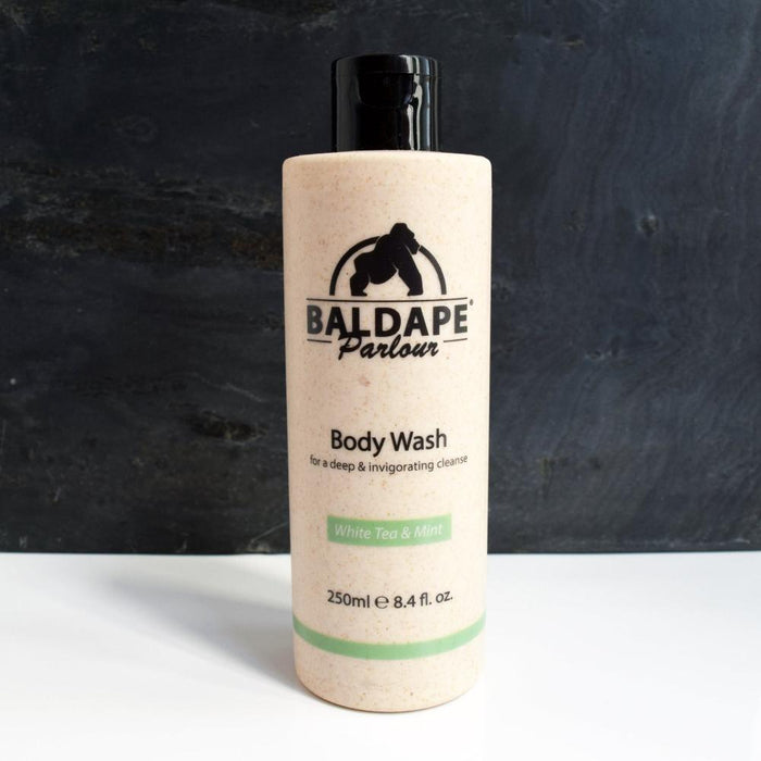 White Tea & Mint Body Wash 250ml, Natural, Vegan, Made in the UK, image 2