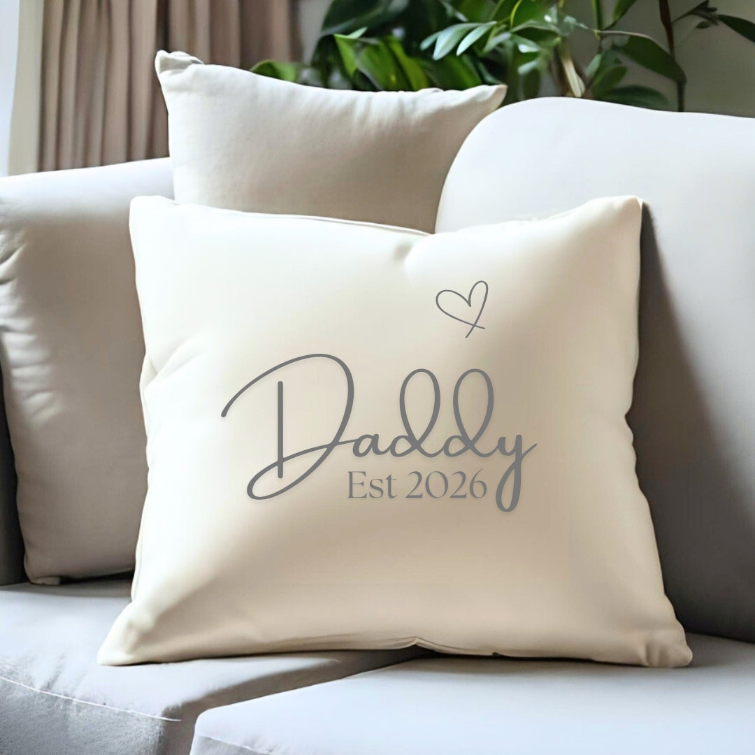 Personalised Daddy Cushion – Add Your Own Message
