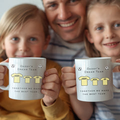 Personalised Daddy's Team Football Mug