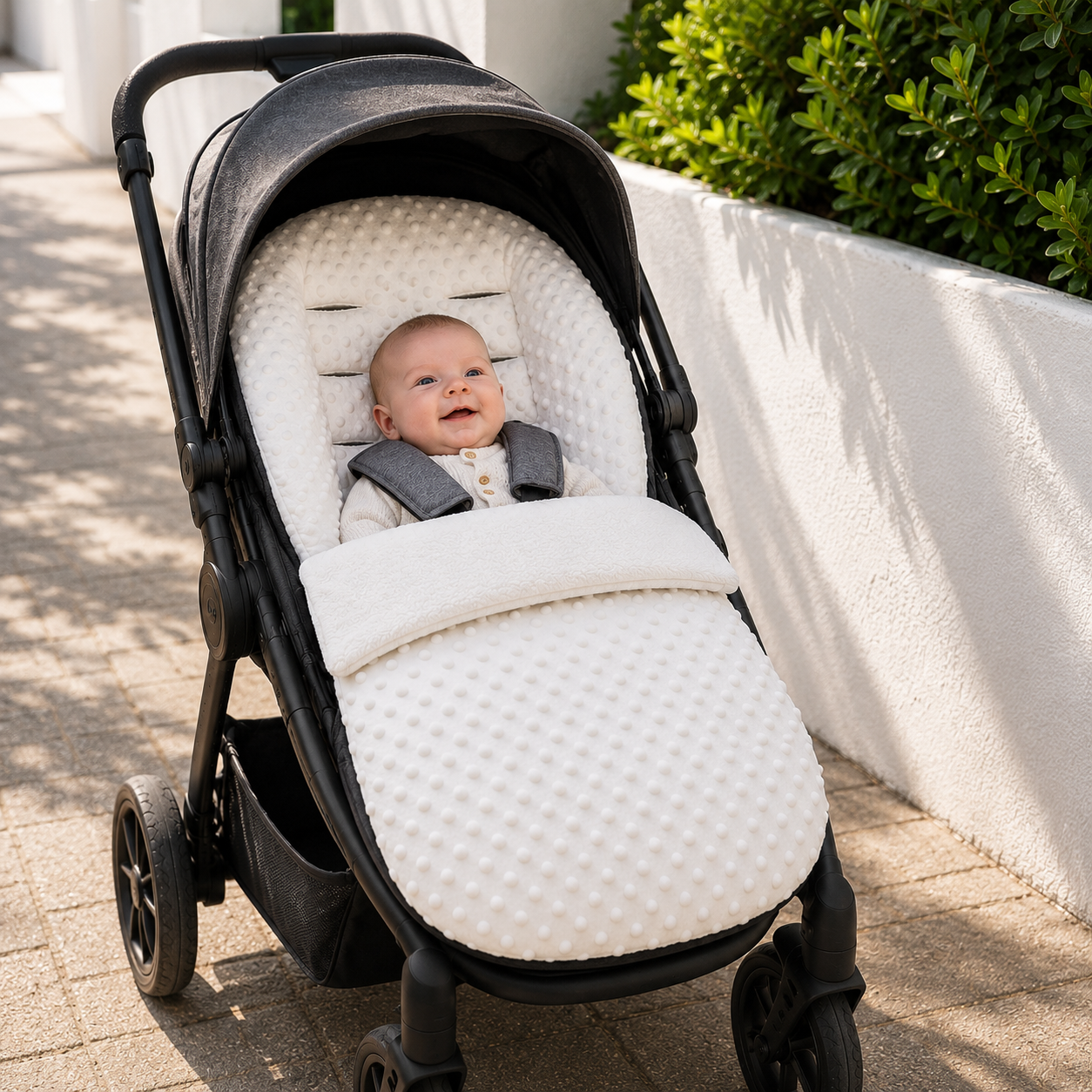 Dimple Pushchair Footmuff – Universal, Fits All Prams & Buggies