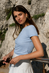 Women's Linen T-Shirt – 100% Linen, Six Colours, Made in Portugal