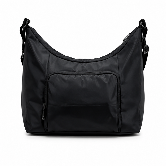 Qubi Changing Bag, Black, Pram Changing Bag with Mat