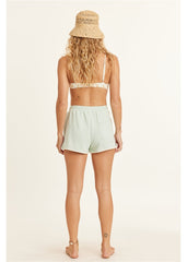 Sisstrevolution Women's Nani Fleece Shorts, Dolphin Hem
