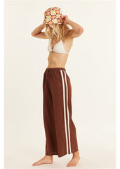 Sisstrevolution Women's Walk the Line Trousers, Cotton Linen Blend