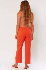 Sisstrevolution Women's Glowing Rays Cropped Gauze Trousers, Cotton