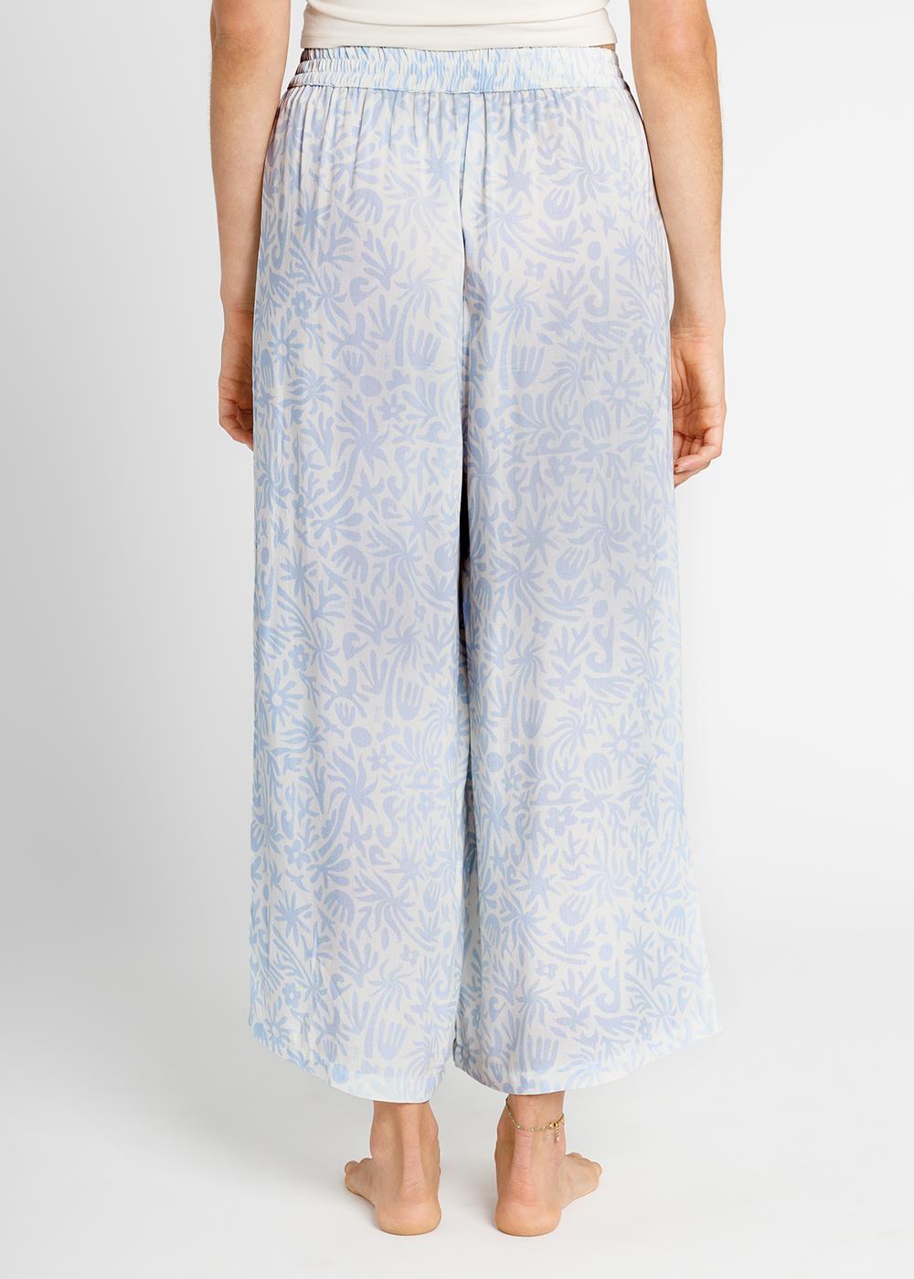 Sisstrevolution Women's Coco Printed Trousers, Lightweight Viscose