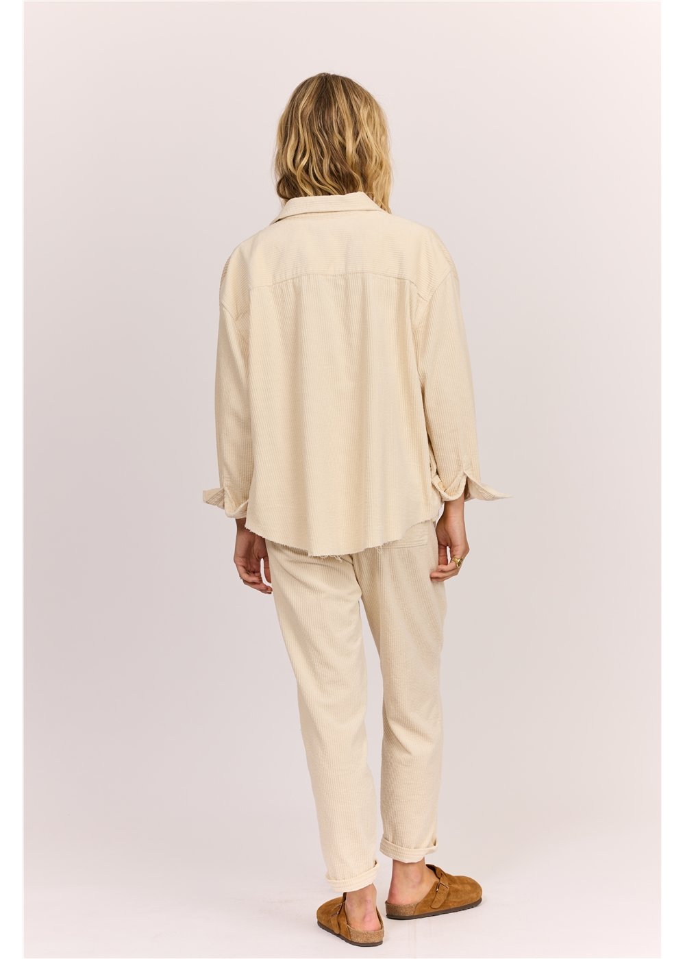 Sisstrevolution Women's After Hours Cord Shacket, 100% Cotton