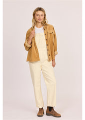Sisstrevolution Women's After Hours Cord Shacket, 100% Cotton