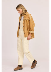 Sisstrevolution Women's After Hours Cord Shacket, 100% Cotton