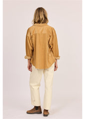 Sisstrevolution Women's After Hours Cord Shacket, 100% Cotton