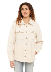 Sisstrevolution Women's Michelle Eco-Zy Fleece Shirt, Recycled Fleece