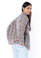Sisstrevolution Women's Michelle Eco-Zy Fleece Shirt, Recycled Fleece