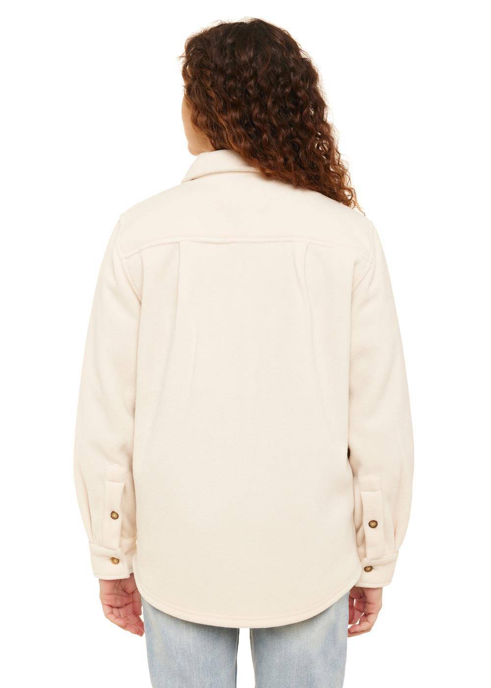 Sisstrevolution Women's Michelle Eco-Zy Fleece Shirt, Recycled Fleece