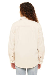 Sisstrevolution Women's Michelle Eco-Zy Fleece Shirt, Recycled Fleece