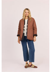 Sisstrevolution Women's Jane Reversible Jacket, Ripstop and Sherpa