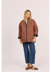 Sisstrevolution Women's Jane Reversible Jacket, Ripstop and Sherpa
