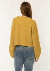 Sisstrevolution Women's Baja Cress Button-Front Jumper, Relaxed Fit