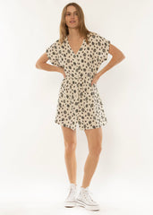 Doheny Dolman Sleeve Cotton Dress with Patch Pockets