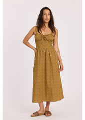 Sunspell Cotton Poplin Midi Dress with Pockets