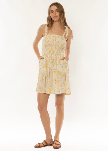 Monte Vista Woven Tank Dress in Sea Salt