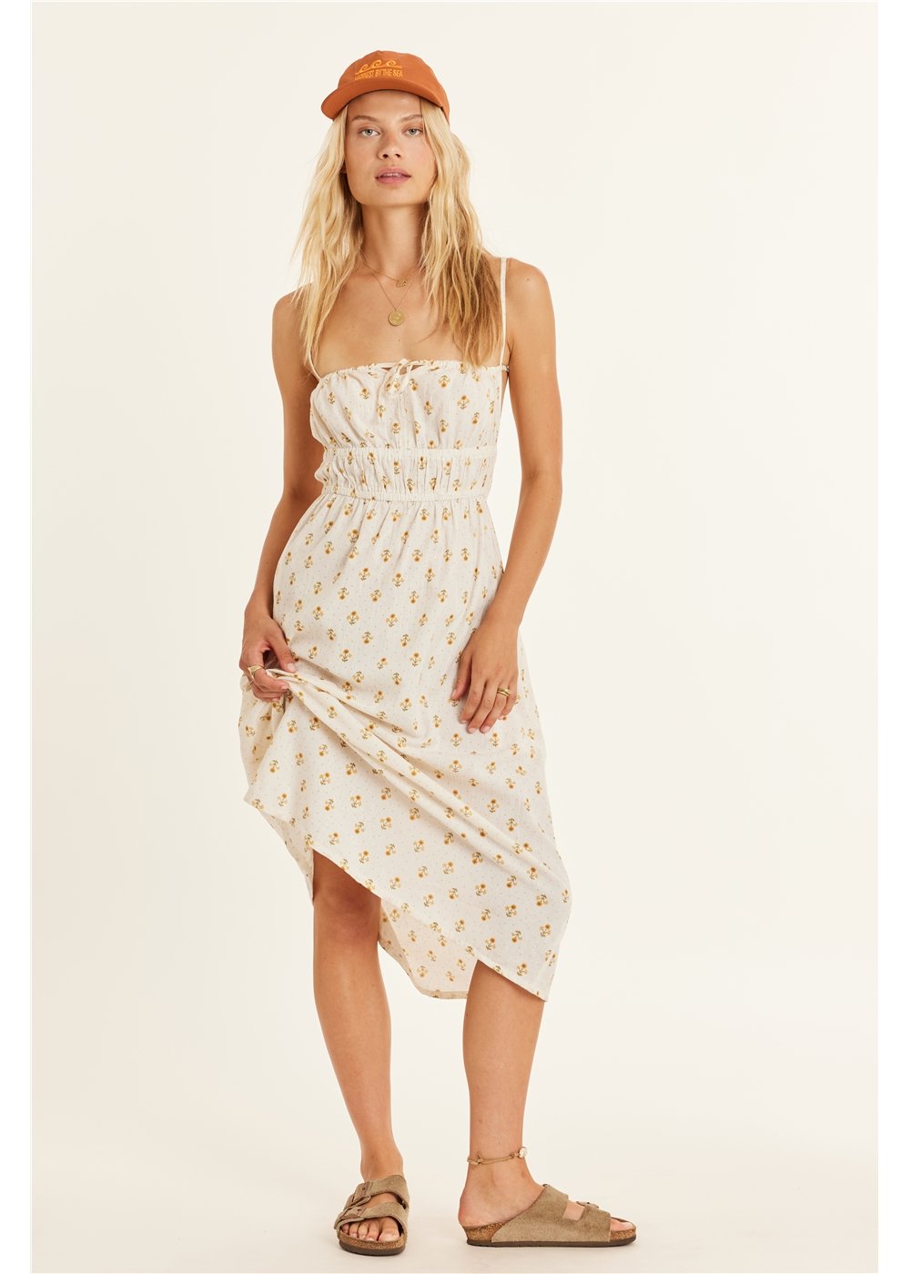 Chasing Daydreams Cotton Gauze Midi Dress