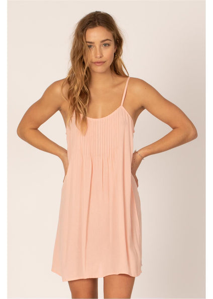 Got This Feeling Pleated Scoop-Neck Sundress