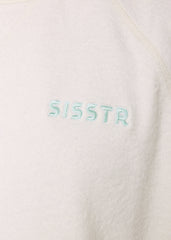 Agathe Brushed Fleece Sweater Dress with Embroidery
