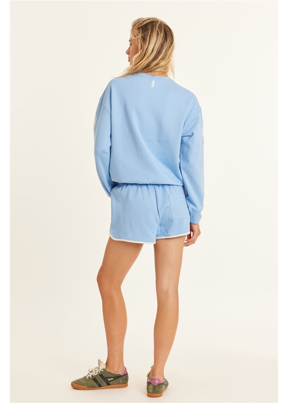 Sisstrevolution Women's Lucia Fleece Crew Sweatshirt, Chest Graphic