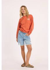 Sisstrevolution Women's Calm Seas Crew Sweatshirt, Relaxed Fit