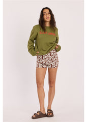 Sisstrevolution Women's Calm Seas Crew Sweatshirt, Relaxed Fit