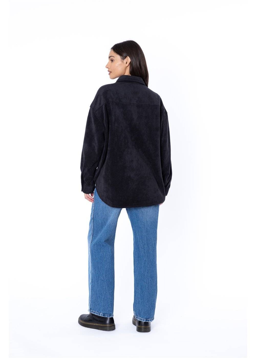Sisstrevolution Women's Ensenada Printed Fleece Jacket, Oversized