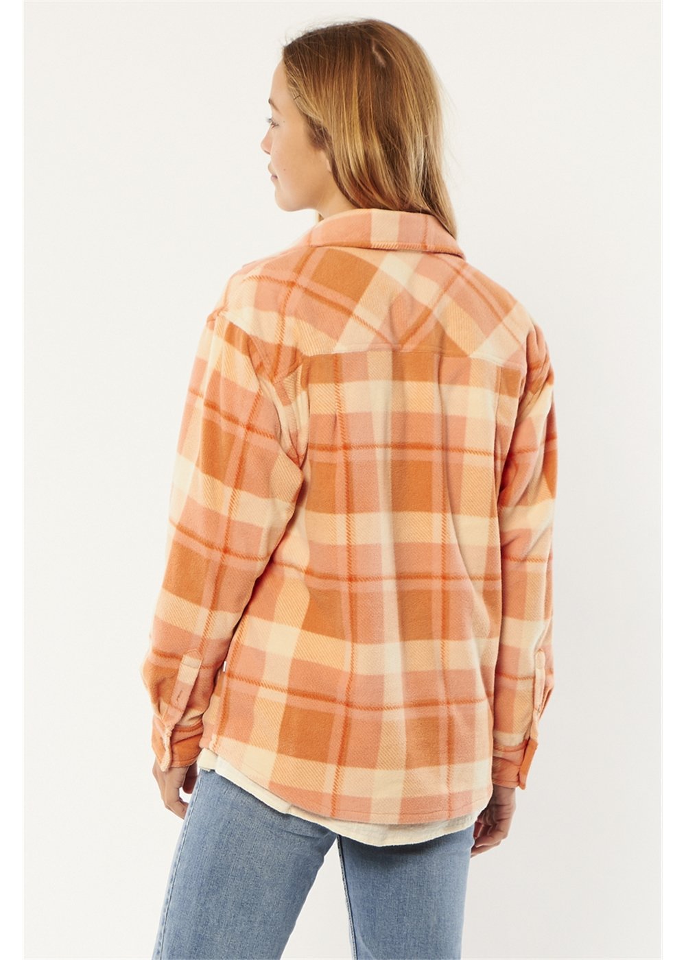 Sisstrevolution Women's Neve Plaid Fleece Jacket, Recycled Polyester
