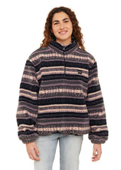 Sisstrevolution Women's Smooth Sherpa Half Zip Fleece, Printed