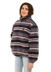 Sisstrevolution Women's Smooth Sherpa Half Zip Fleece, Printed