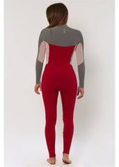 Sisstrevolution Women's 7 Seas 3/2mm Chest Zip Wetsuit, Full Suit