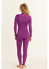 Sisstrevolution Women's 7 Seas 5/4mm Chest Zip Wetsuit, Full Suit
